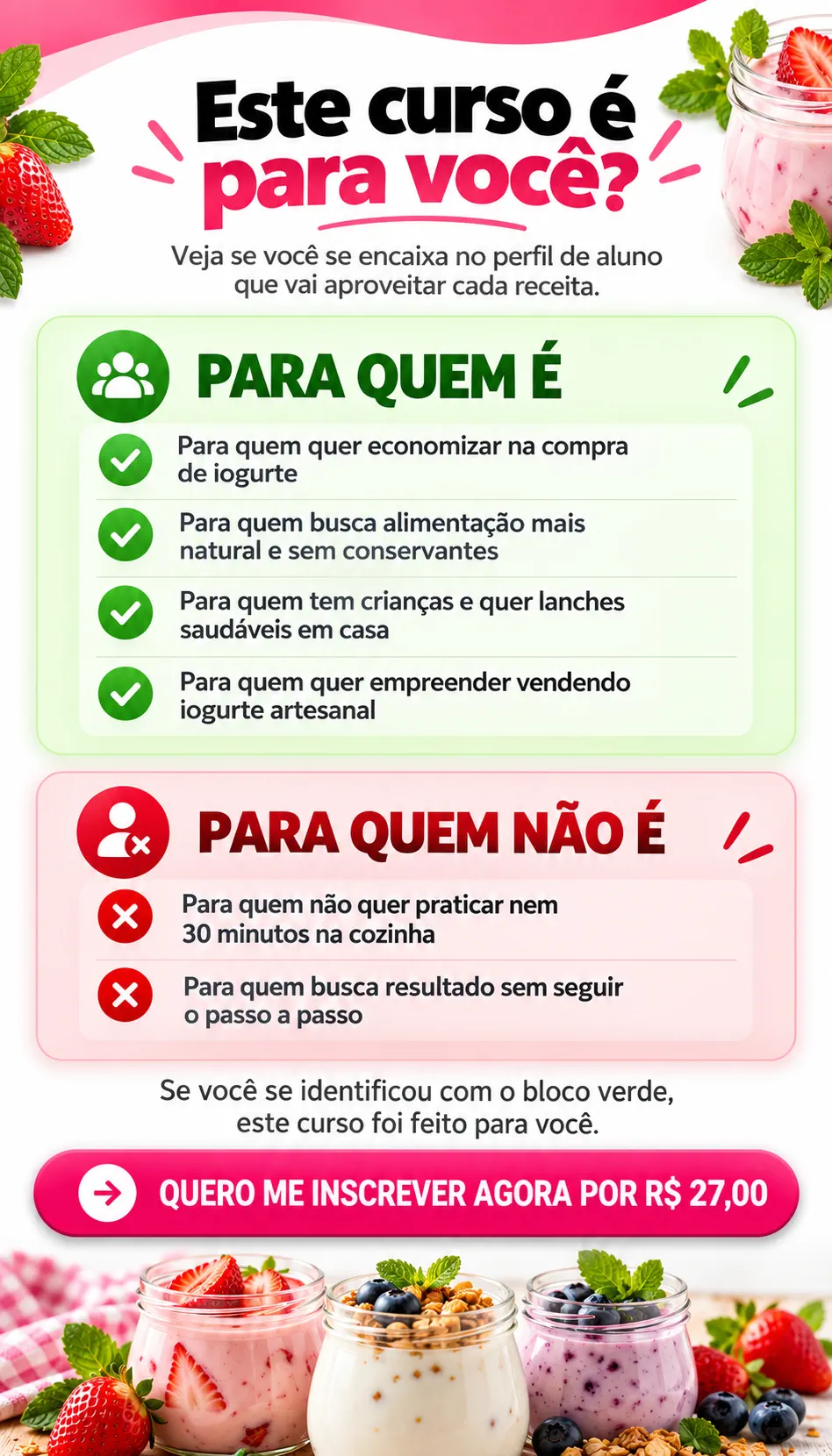 Este curso é para você
